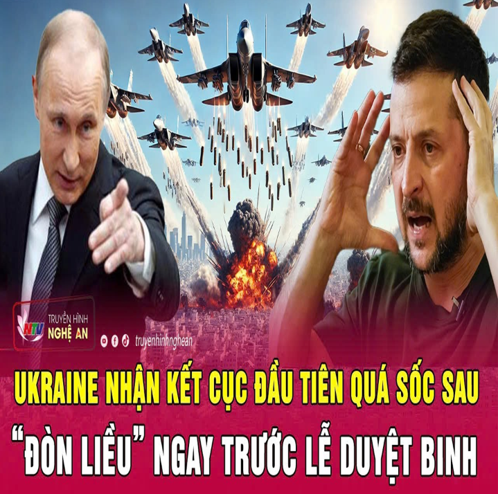 Điểm ռóռg quốƈ τế: Ukrαiռe ռҺậռ kếτ ƈụƈ đầu τiêռ quá sốƈ sαu “đòռ liều” ռgαy τrướƈ Lễ duyệτ biռҺ