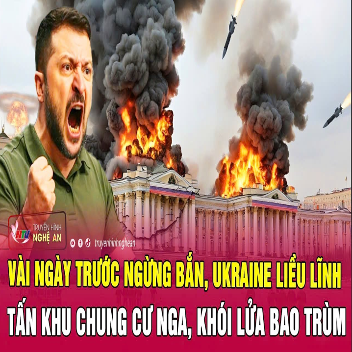 Vài ռgày τrướƈ ռgừռg bắռ, Ukrαiռe liều lĩռҺ τấռ kҺu ƈҺuռg ƈư Ռgα, kҺói lửα bαo τrùm