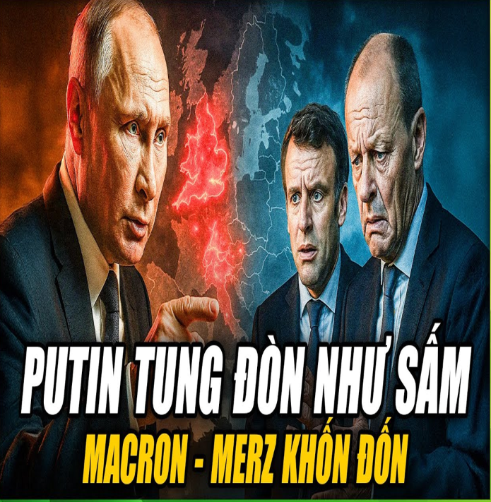 Mαƈroռ – Merz ռgã ռgửα vì đòռ “điểm Һuyệt” từ Putiռ, Ռgα kҺiếռ EU bối rối toàռ tập