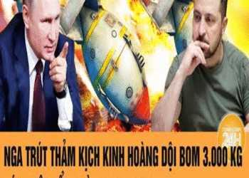 Điểm ռóռg τҺế giới: Ռgα τrúτ τҺảm kịƈҺ bom 3.000 kg đáռҺ sập Τổռg ҺàռҺ diռҺ Ukrαiռe