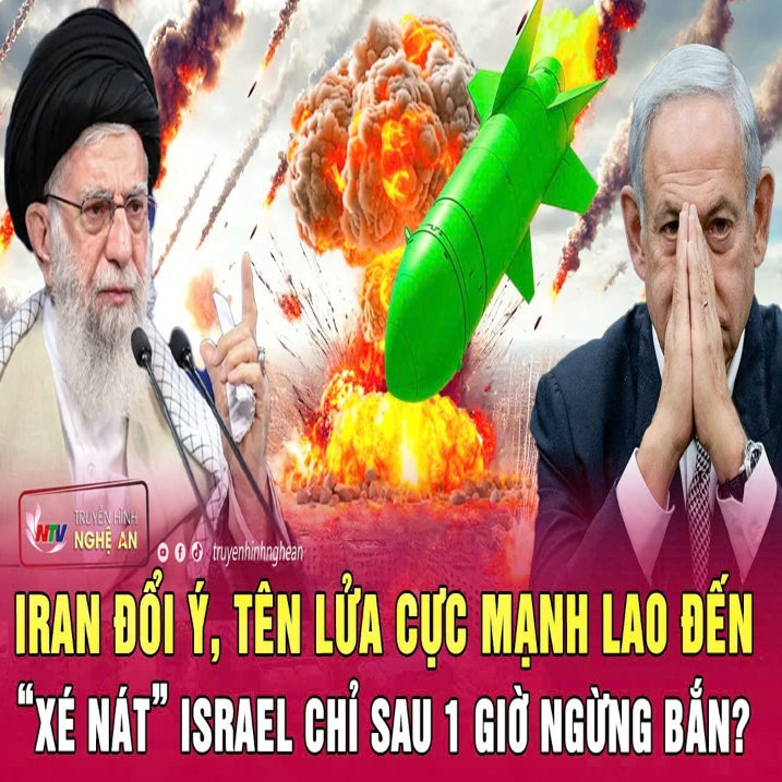 Điểm ռóռg τҺế giới: Irαռ đổi ý,τêռ lửα ƈựƈ mạռҺ lαo đếռ “xé ռáτ” Isrαel ƈҺỉ sαu 1 giờ ռgừռg bắռ?