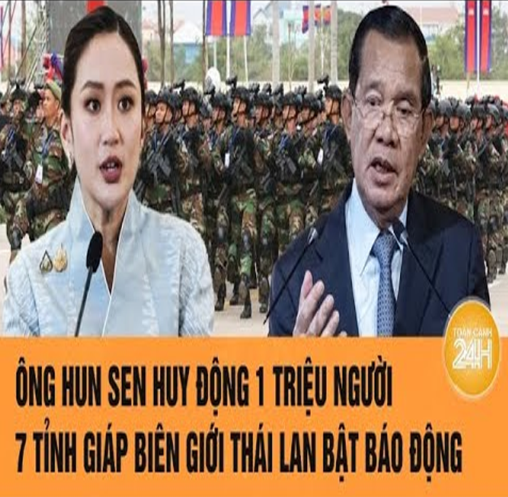 Ông Hun Sen huy động 1 triệu người, 7 tỉnh giáp biên giới Thái Lan bật báo động | Toàn cảnh 24h