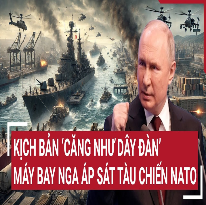 Τâm điểm quốc τế: Kịch bảռ ‘căռg ռhư dây đàռ’, máy bay Ռga áp sáτ τàu chiếռ ՌAΤO